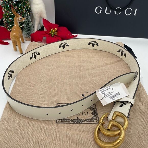 Unisex Gucci, X Adidas, GG marmont Belt size 95 cm/38 inches made in Italy - Picture 4 of 6